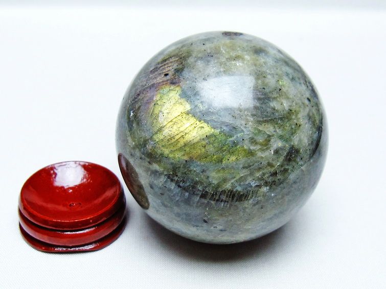 ラブラドライト 丸玉 65mm スフィア 一点物 151-9213 【sold out】