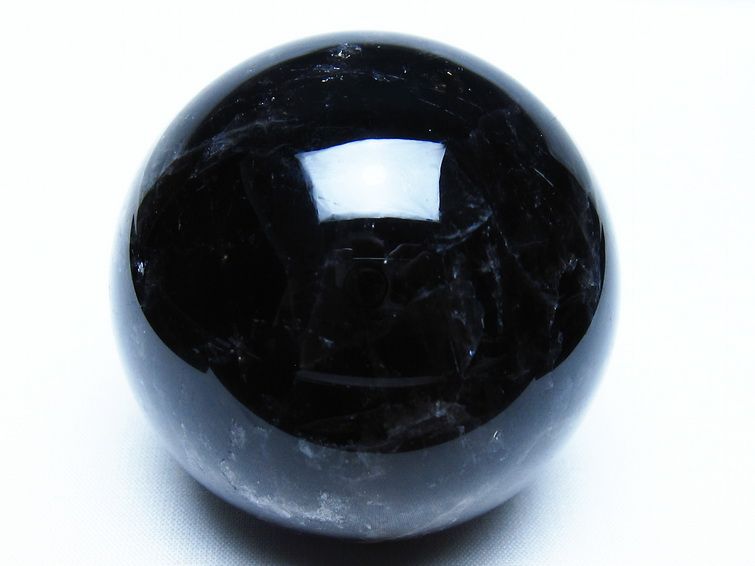 モリオン 黒水晶 丸玉 64mm スフィア 一点物 151-9221 [sold out]