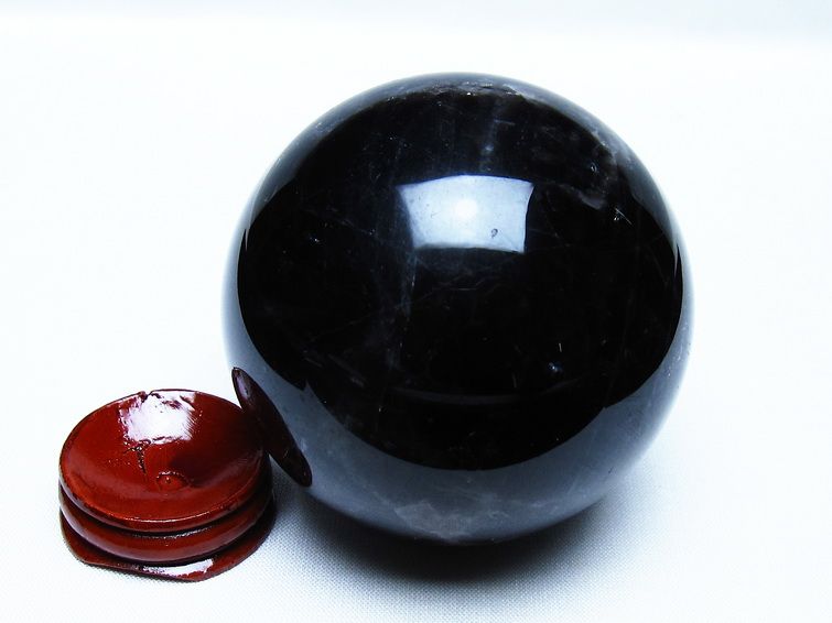 モリオン 黒水晶 丸玉 72mm スフィア 一点物 151-9224[sold out]