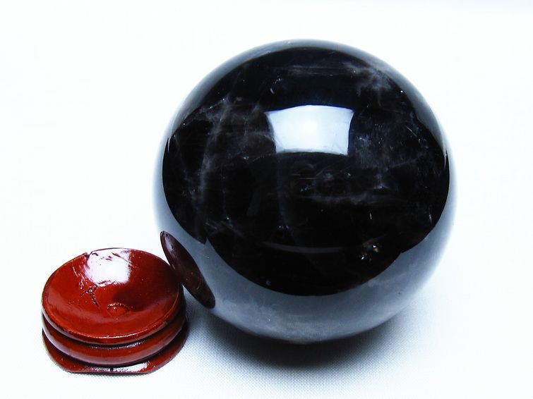 モリオン 黒水晶 丸玉 69mm スフィア 一点物 151-9225 [sold out]