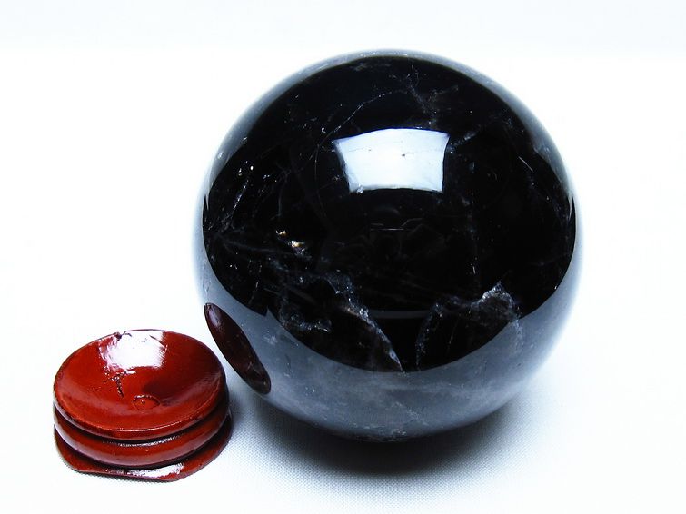 モリオン 黒水晶 丸玉 73mm スフィア 一点物 151-9226 [sold out]