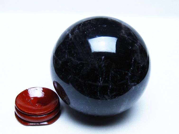 モリオン 黒水晶 丸玉 74mm スフィア 一点物 151-9227[sold out]