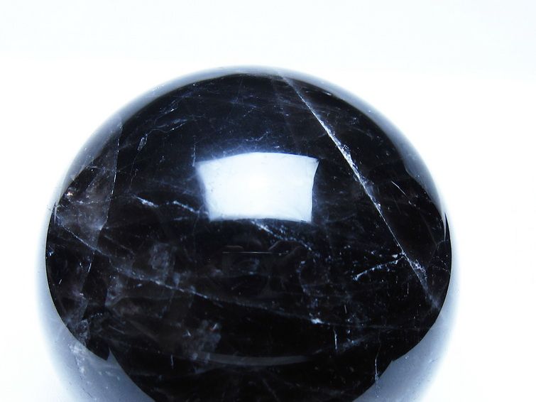 モリオン 黒水晶 丸玉 73mm スフィア 一点物 151-9232 【sold out】