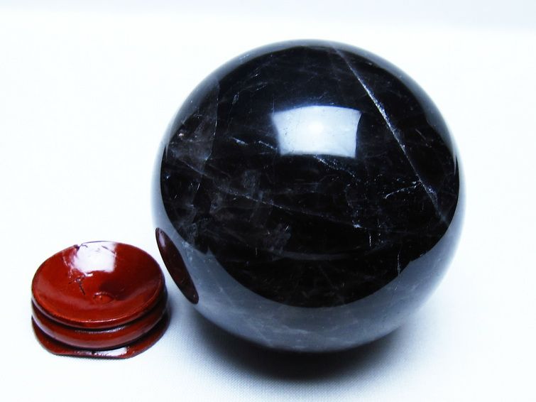 モリオン 黒水晶 丸玉 73mm スフィア 一点物 151-9232 【sold out】