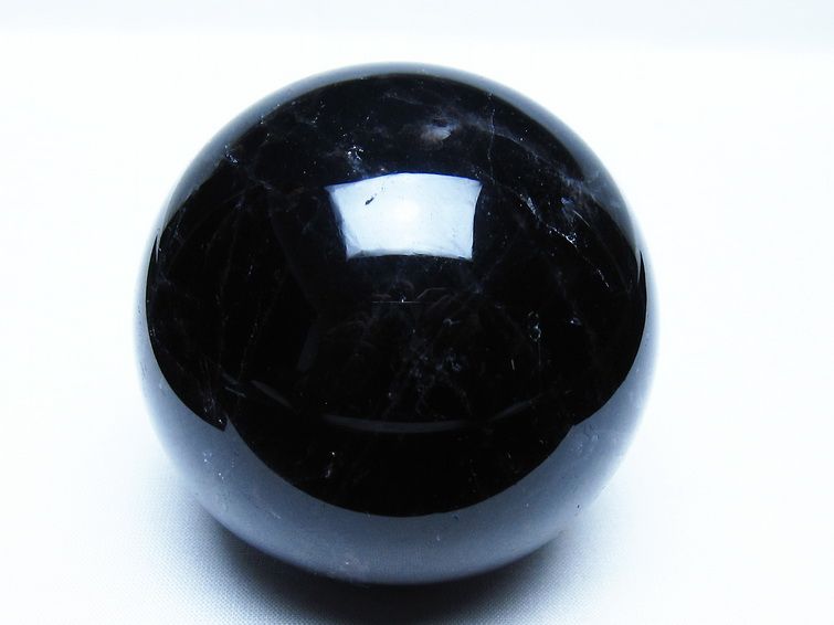 モリオン 黒水晶 丸玉 75mm スフィア 一点物 151-9233 【sold out】