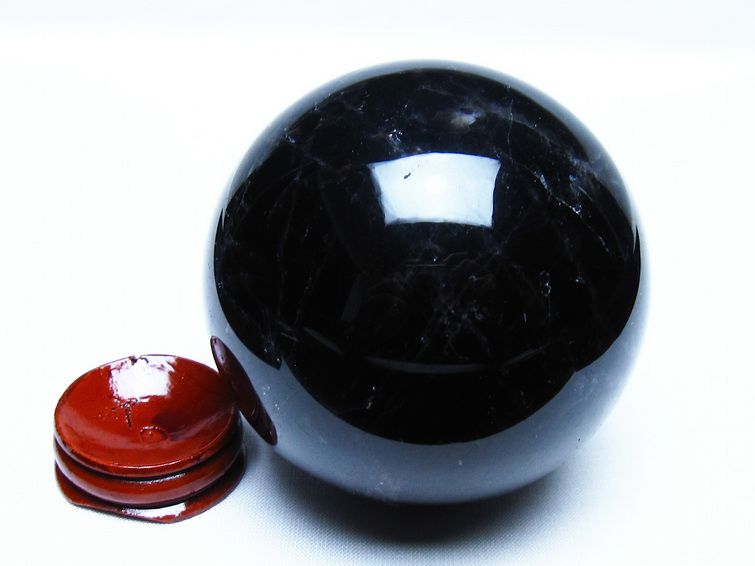 モリオン 黒水晶 丸玉 75mm スフィア 一点物 151-9233 【sold out