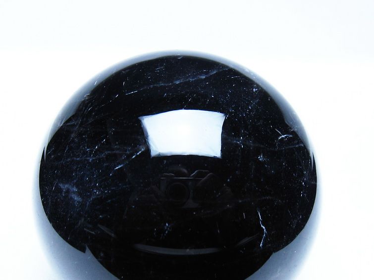 モリオン 黒水晶 丸玉 76mm スフィア 一点物 151-9235 [sold out]