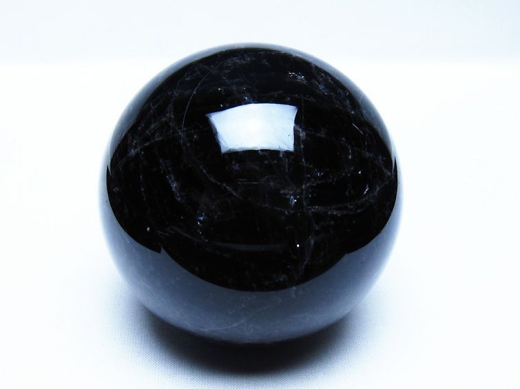 モリオン 黒水晶 丸玉 77mm スフィア 一点物 151-9238 [sold out]