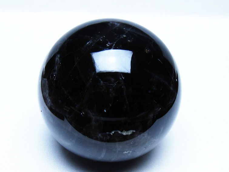 モリオン 黒水晶 丸玉 78mm スフィア 一点物 151-9239 [sold out]