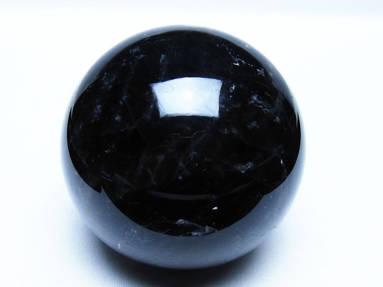 モリオン 黒水晶 丸玉 78mm スフィア 一点物 151-9242 [sold out]