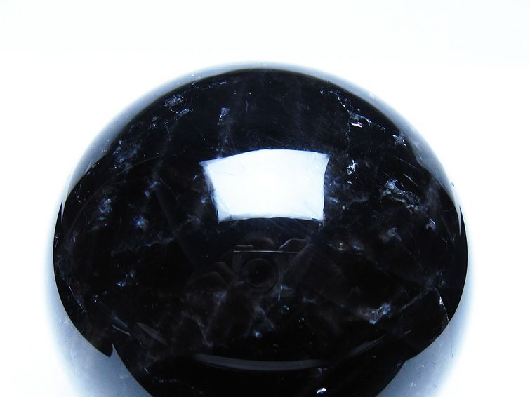 モリオン 黒水晶 丸玉 78mm スフィア 一点物 151-9242 [sold out]