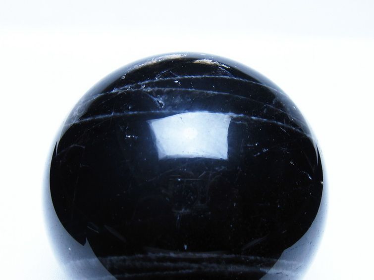 モリオン 黒水晶 丸玉 76mm スフィア 一点物 151-9244