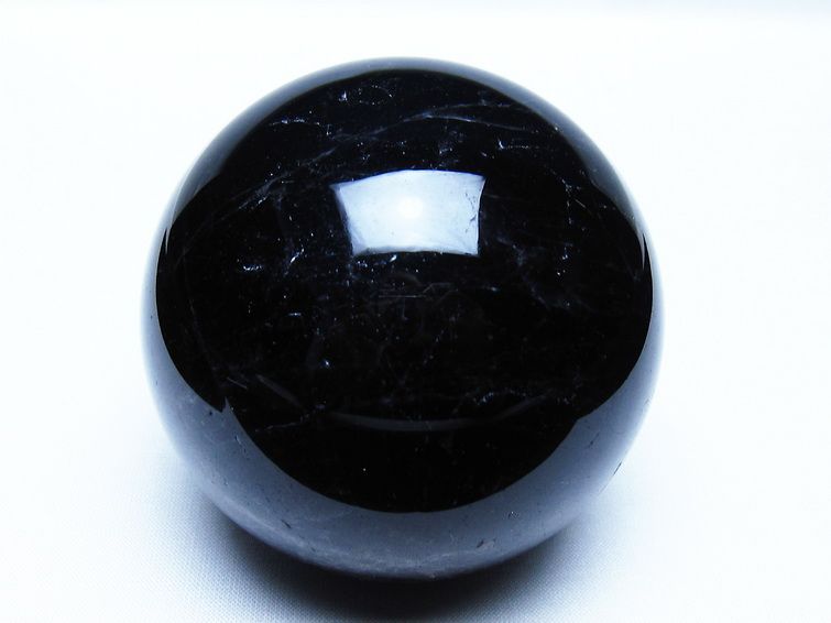 モリオン 黒水晶 丸玉 76mm スフィア 一点物 151-9245[sold out]