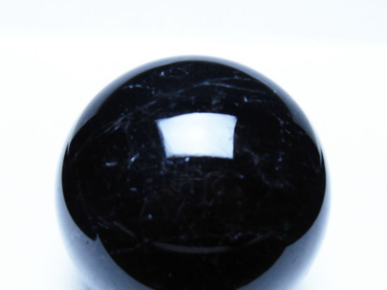 モリオン 黒水晶 丸玉 76mm スフィア 一点物 151-9245[sold out]