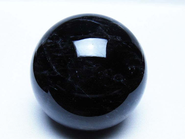 モリオン 黒水晶 丸玉 75mm スフィア 一点物 151-9246[sold out]
