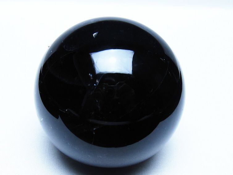 モリオン 黒水晶 丸玉 75mm スフィア 一点物 151-9247 [sold out]