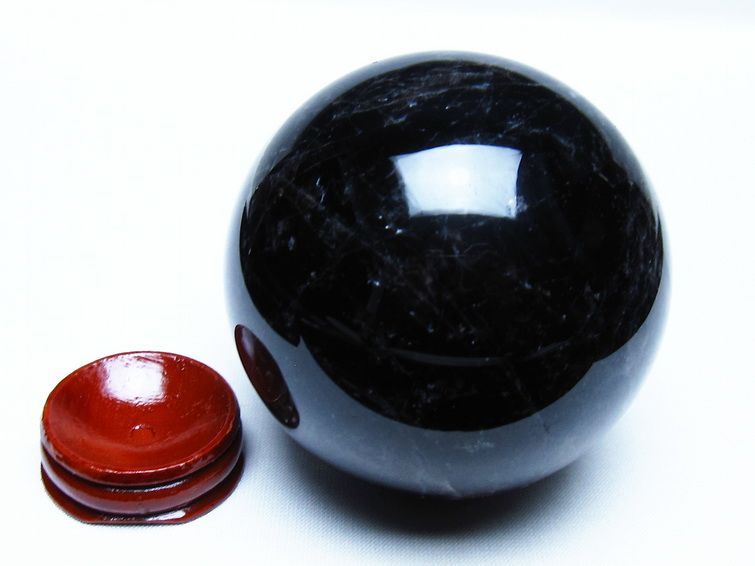 モリオン 黒水晶 丸玉 73mm スフィア 一点物 151-9248 【sold out】