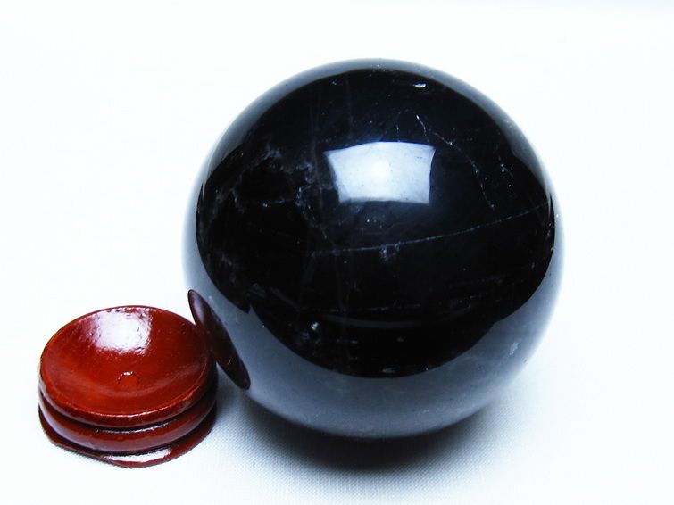 モリオン 黒水晶 丸玉 70mm スフィア 一点物 151-9250 [sold out]