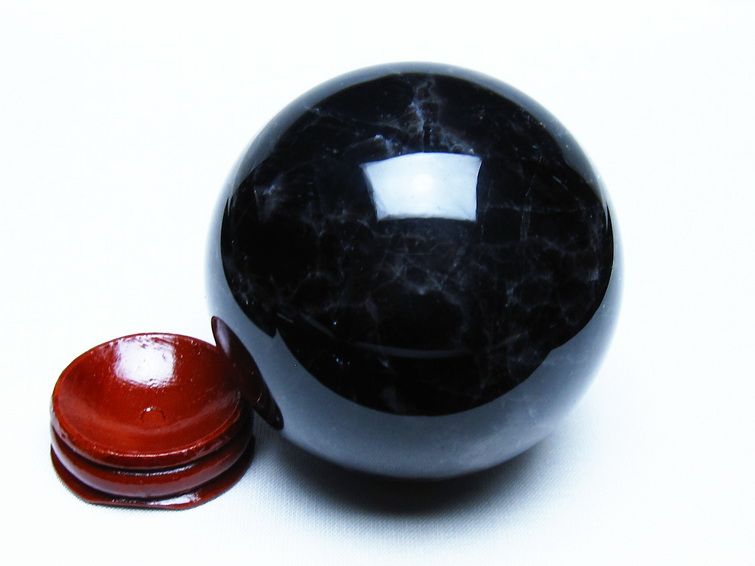 モリオン 黒水晶 丸玉 68mm スフィア 一点物 151-9251 [sold out]