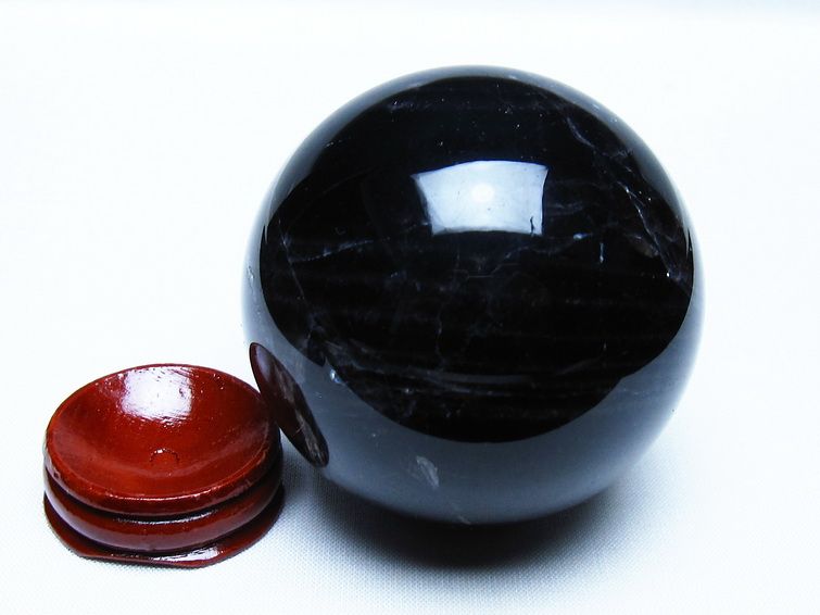 モリオン 黒水晶 丸玉 64mm スフィア 一点物 151-9252 [sold out]