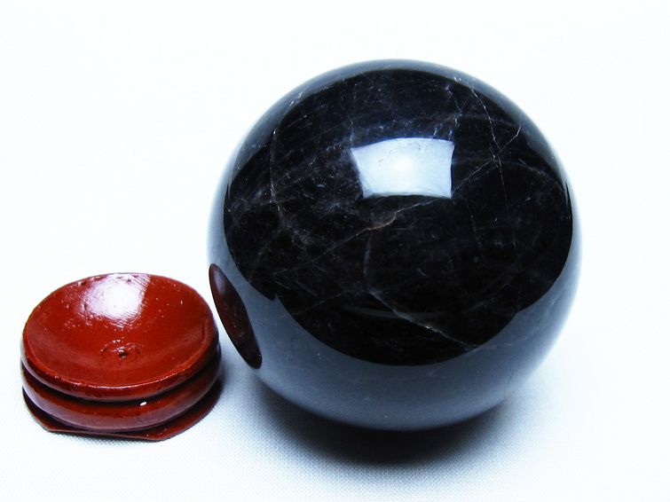 モリオン 黒水晶 丸玉 61mm スフィア 一点物 151-9255 [sold out]