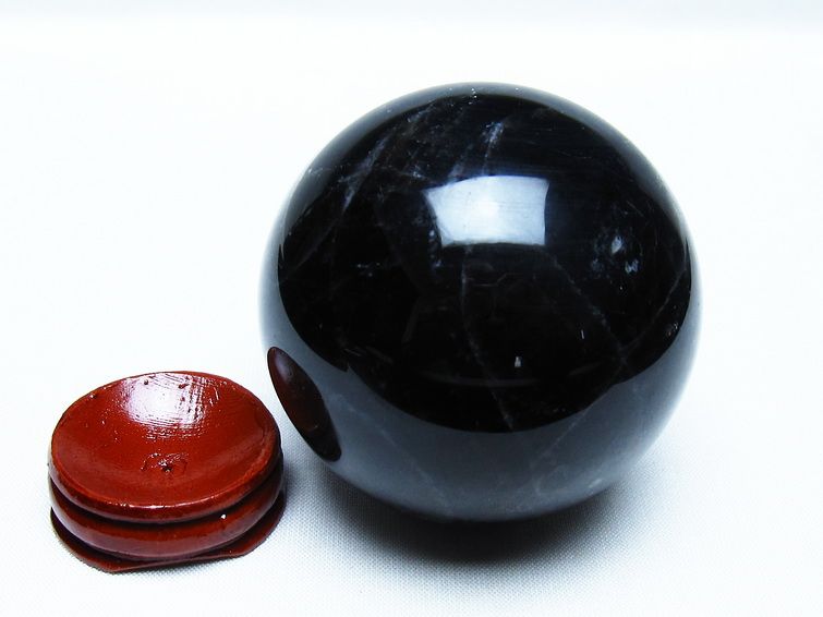 モリオン 黒水晶 丸玉 63mm スフィア 一点物 151-9257 【sold out