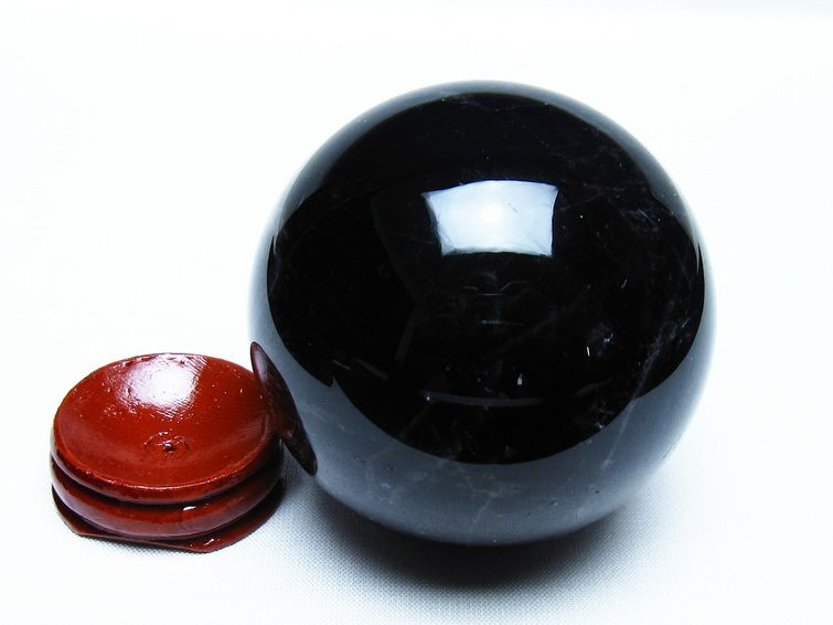 モリオン 黒水晶 丸玉 65mm スフィア 一点物 151-9258 [sold out]
