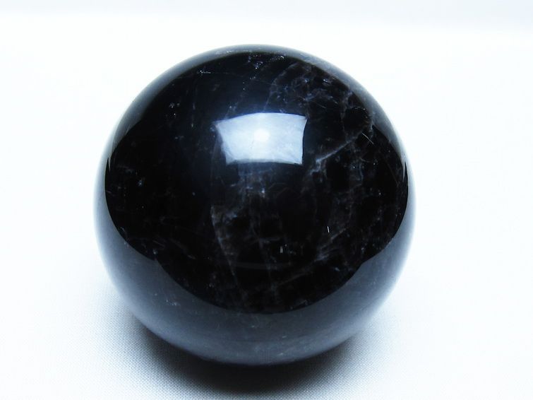 モリオン 黒水晶 丸玉 69mm スフィア 一点物 151-9262