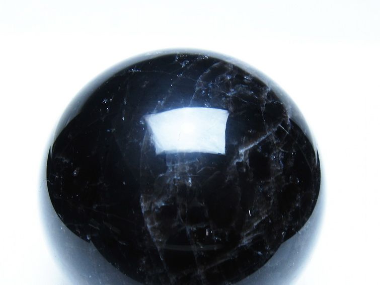 モリオン 黒水晶 丸玉 69mm スフィア 一点物 151-9262 – 天然石