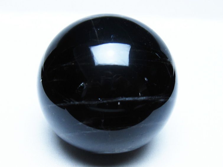 モリオン 黒水晶 丸玉 75mm スフィア 一点物 151-9265 – 天然石