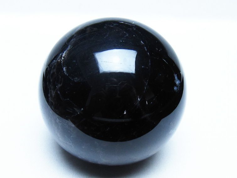 モリオン 黒水晶 丸玉 76mm スフィア 一点物 151-9266 【sold out】