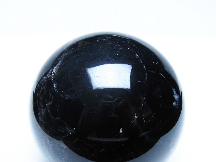 モリオン 黒水晶 丸玉 76mm スフィア 一点物 151-9266 【sold out】