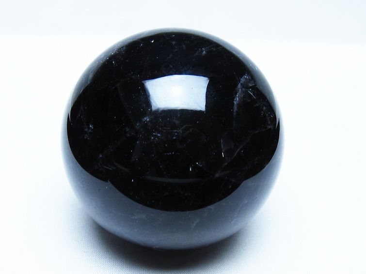 モリオン 黒水晶 丸玉 79mm スフィア 一点物 151-9267