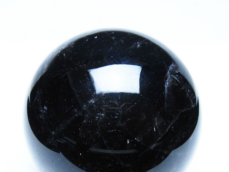 モリオン 黒水晶 丸玉 79mm スフィア 一点物 151-9267