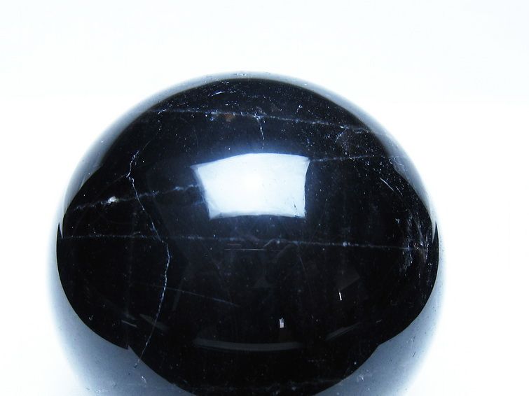 モリオン 黒水晶 丸玉 80mm スフィア 一点物 151-9268