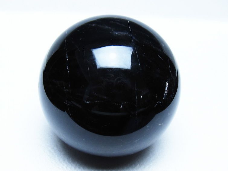 モリオン 黒水晶 丸玉 79mm スフィア 一点物 151-9269