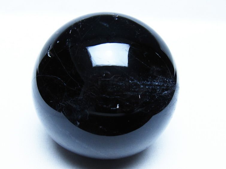 モリオン 黒水晶 丸玉 78mm スフィア 一点物 151-9270 【sold out】