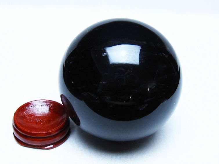 モリオン 黒水晶 丸玉 72mm スフィア 一点物 151-9275 [sold out]