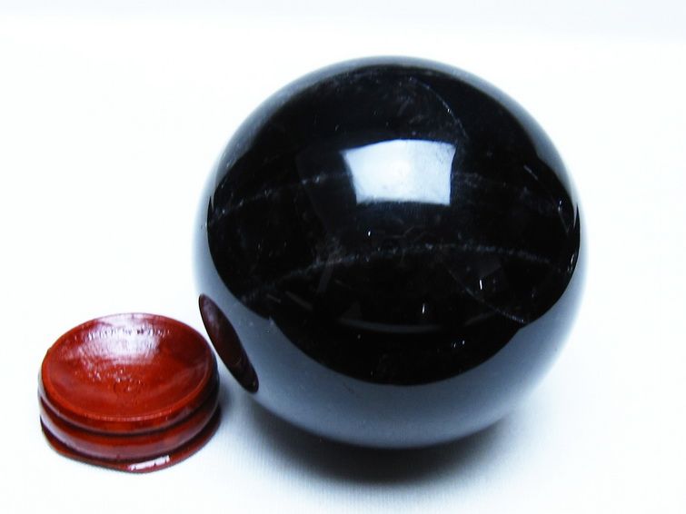 モリオン 黒水晶 丸玉 72mm スフィア 一点物 151-9276 【sold out】