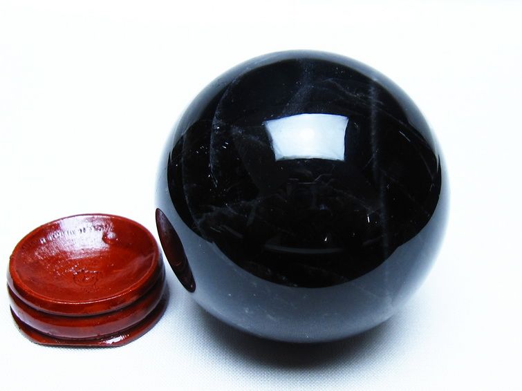モリオン 黒水晶 丸玉 60mm スフィア 一点物 151-9279 【sold out】
