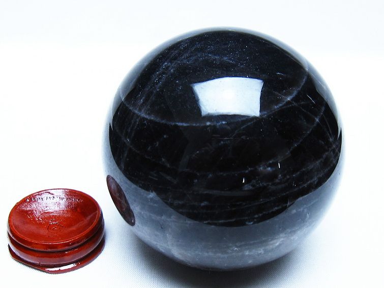 モリオン 黒水晶 丸玉 81mm スフィア 一点物 151-9280 [sold out]
