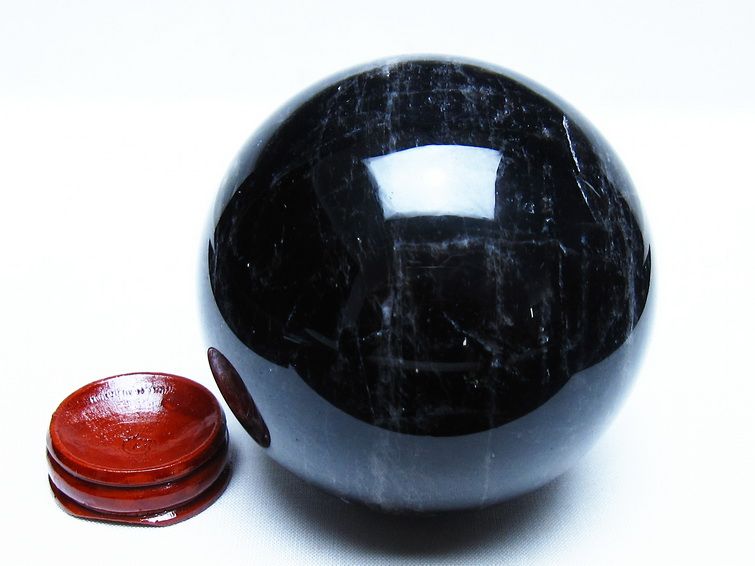 モリオン 黒水晶 丸玉 82mm スフィア 一点物 151-9282 [sold out]
