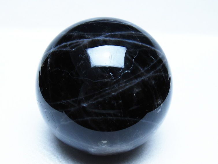 モリオン 黒水晶 丸玉 84mm スフィア 一点物 151-9283 [sold out]