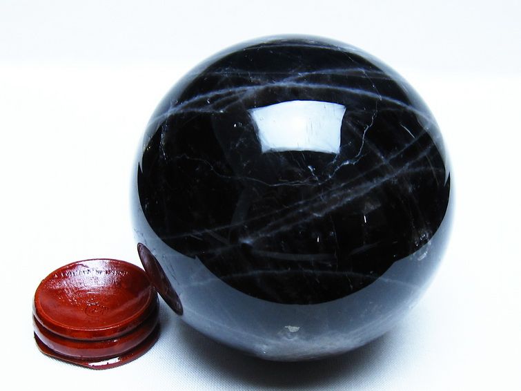 モリオン 黒水晶 丸玉 84mm スフィア 一点物 151-9283 [sold out]