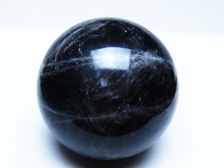 モリオン 黒水晶 丸玉 84mm スフィア 一点物 151-9284 [sold out]