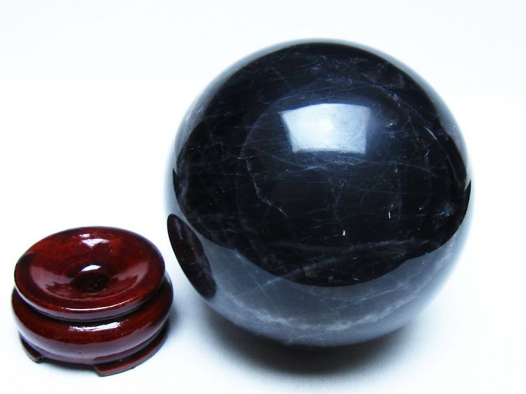 モリオン 黒水晶 丸玉 86mm スフィア 一点物 151-9286 【sold out