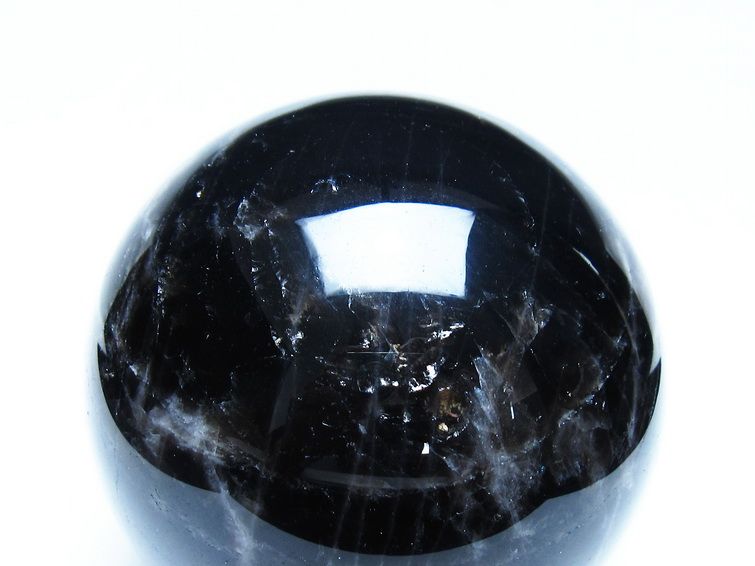 1Kg モリオン 黒水晶 丸玉 89mm スフィア 一点物 151-9287 [sold out]