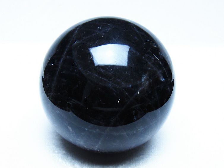 1Kg モリオン 黒水晶 丸玉 90mm スフィア 一点物 151-9290 [sold out]