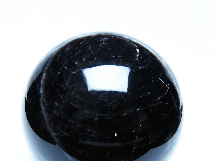 1.1Kg モリオン 黒水晶 丸玉 91mm スフィア 一点物 151-9293 [sold out]