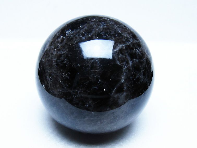 1.2Kg モリオン 黒水晶 丸玉 93mm スフィア 一点物 151-9295 【sold out】